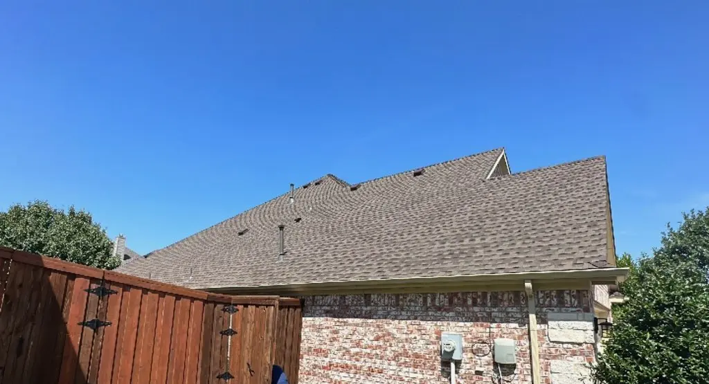 Completed roof replacement project in Standish